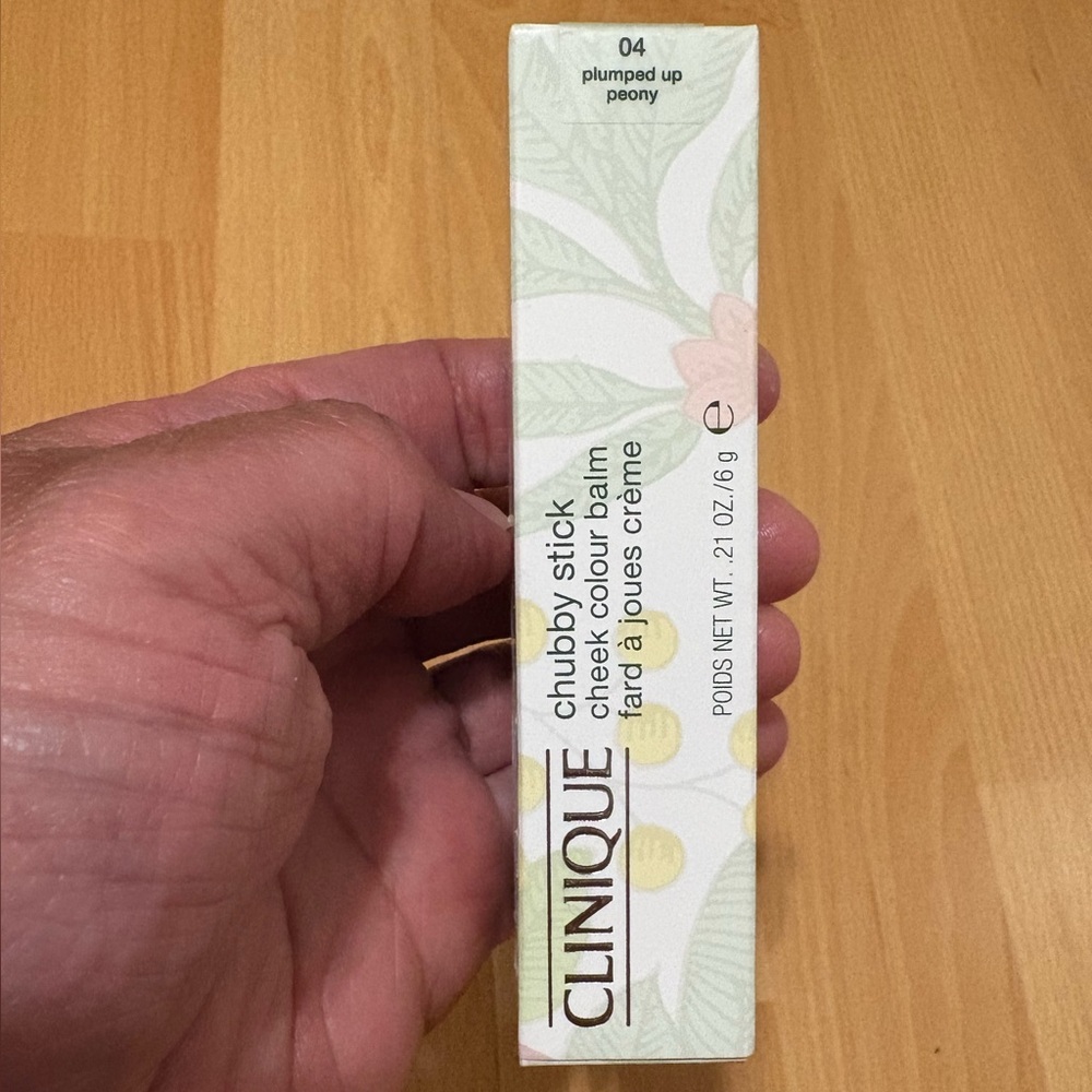 Clinique Chubby Stick Cheek Colour Balm — 04 plumped up peony Brand New